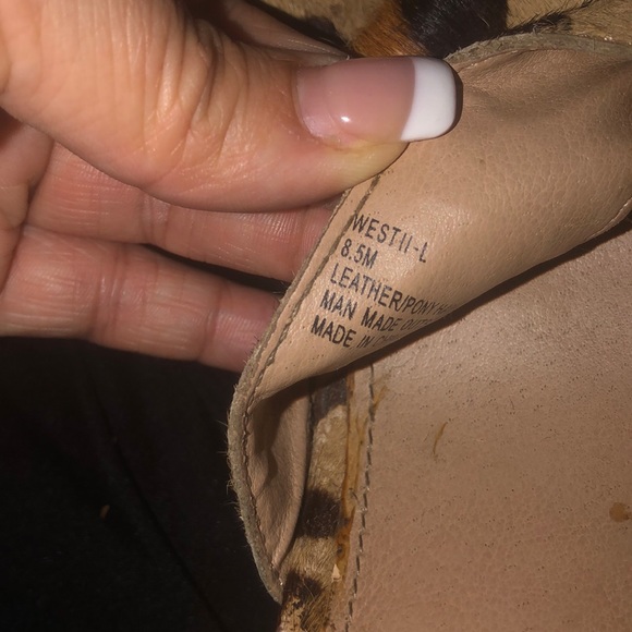 Cheetah Wedge Heels - Picture 4 of 4